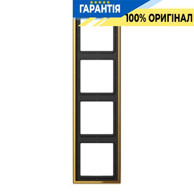 Рамка 4-а Jung GO2984 імітація золота