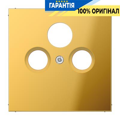Панель розетки TV+R (SAT) Jung GO2990SAT імітація золота