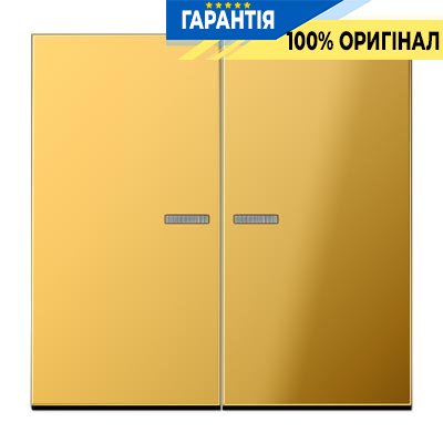 Клавіша 2-а з підсвічуванням Jung GO2995KO5 імітація золота