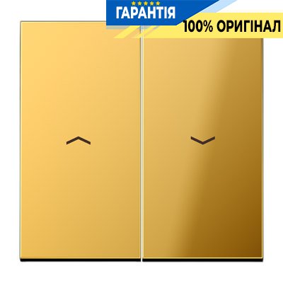 Клавиша 2-я с символами «стрелки»  Jung GO2995P имитация золота