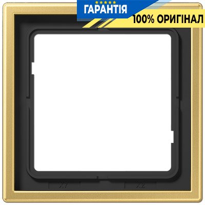 Рамка 1-я Jung ME2981C Латунь Classic