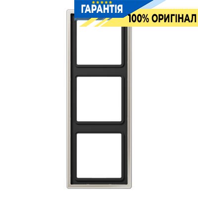 Рамка 3-а Jung ES2983 Edelstahl