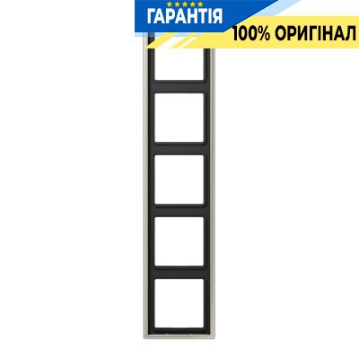 Рамка 5-я Jung ES2985 Edelstahl