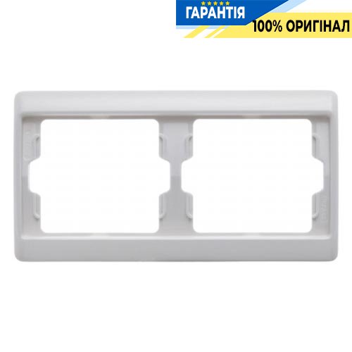 Рамка 2-а, полярно-белая, горизонтальная, ARSYS, Berker 13630069