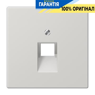 Панель розетки TF/PC 1-я Jung LS969-1UALG светло-серый