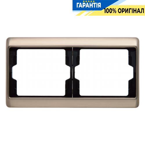 Рамка 2-а, бронза, горизонтальна, Berker ARSYS 13640001