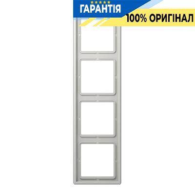 Рамка 4-я Jung LS984LG светло-серый