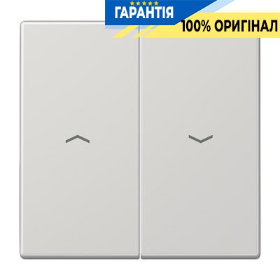 Клавиша 2-я с символами «стрелки» Jung LS995PLG светло-серый