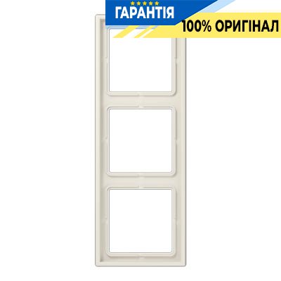 Рамка 3-а Jung LS983W сл. кістка