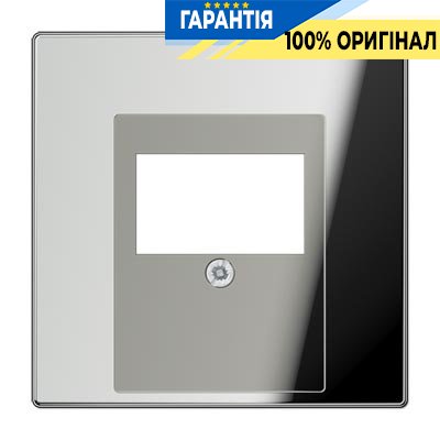 Панель аудіо розетки Jung GCR2969T Блискучий хром