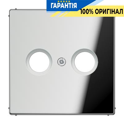 Панель розетки TV+R Jung GCR2990TV Блестящий хром