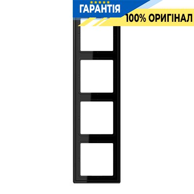 Рамка 4-я Jung LS984SW черный