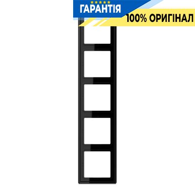 Рамка 5-я Jung LS985SW черный