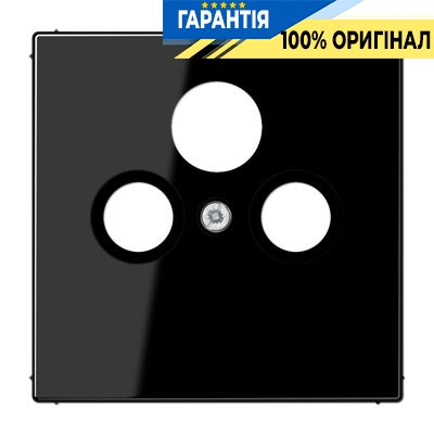 Панель розетки TV+R(SAT) Jung LS990SATSW черный