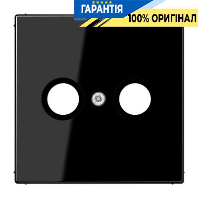 Панель розетки TV+R Jung LS990TVSW чорний