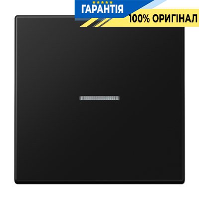 Клавиша 1-я с подсветкой Jung LS990KO5SWM чёрный графит матовый