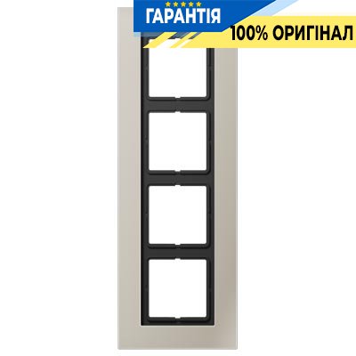 Рамка 4-а Jung LSP984ES Edelstahl