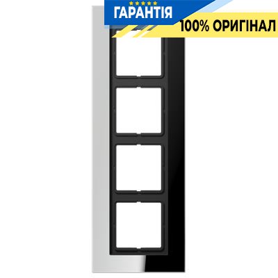 Рамка 4-я Jung LSP984GCR Блестящий хром