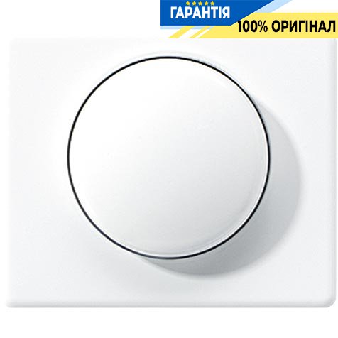 Панель диммера (світлорегулятора) поворотного Jung SL540WW білий