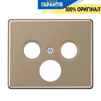 Панель розетки TV+R(SAT) Jung SL561SATGB бронза