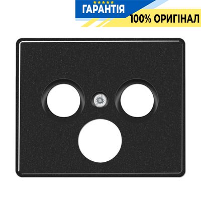 Панель розетки TV+R(SAT) Jung SL561SATSW черный
