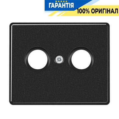 Панель розетки TV+R Jung SL561TVSW чорний