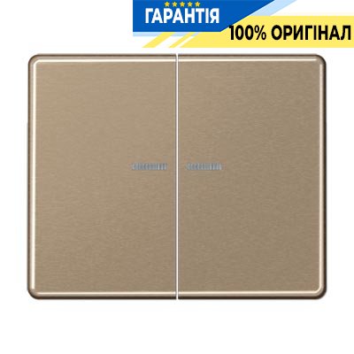 Клавіша 2-а з підсвічуванням Jung SL595KO5GB бронза