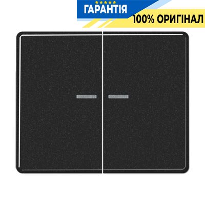 Клавиша 2-я с подсветкой Jung SL595KO5SW черный