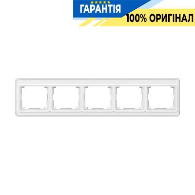 Рамка 5-а Jung SL585WW білий