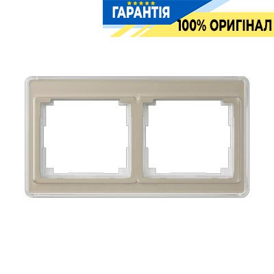 Рамка 2-я Jung SL582GB бронза