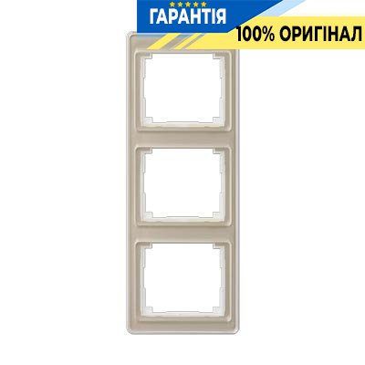 Рамка 3-я вертикальная Jung SL583GB бронза