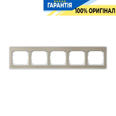 Рамка 5-я Jung SL585GB бронза