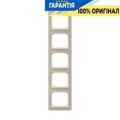 Рамка 5-я вертикальная Jung SL585GB бронза