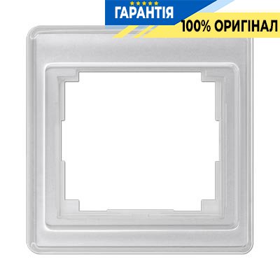 Рамка 1-я Jung SL581SI серебро