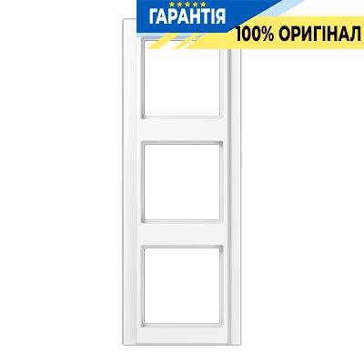 Рамка 3-а Jung A583WW білий