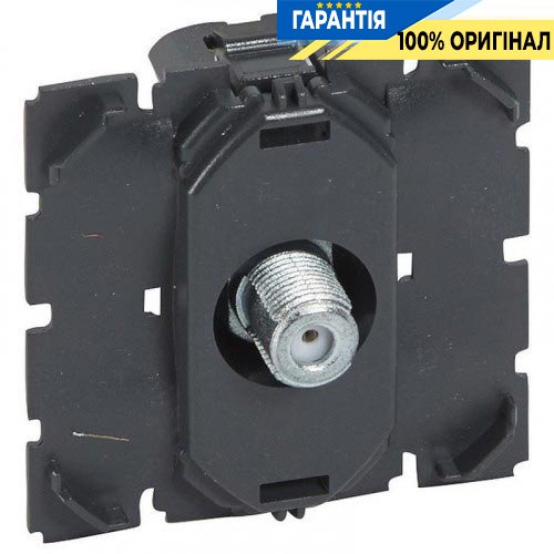 Розетка телевізійна Legrand Celiane TV проста тип F 0-2400 МГц 67380