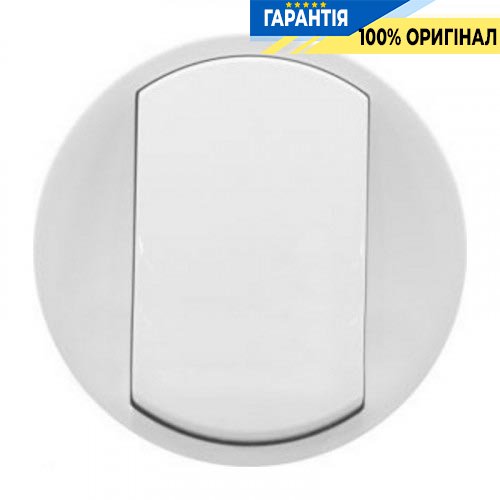 Накладка выключателя Legrand Celiane белая 68001