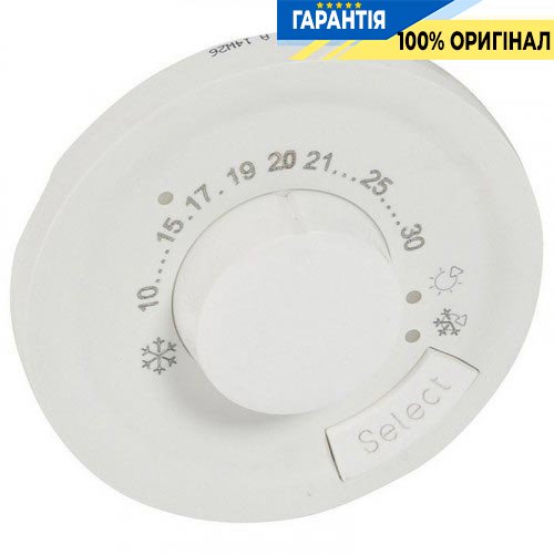 Накладка терморегулятора Legrand Celiane біла 68240