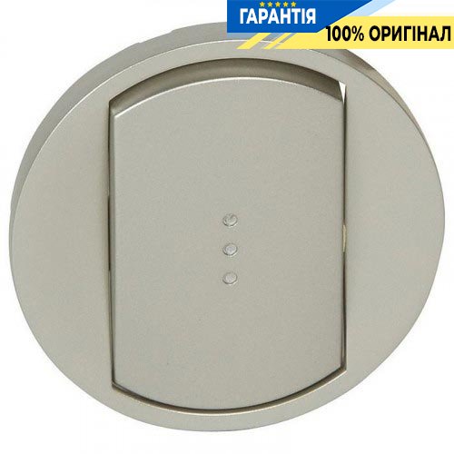 Клавиша 1-а для выключателя с подсветкой Legrand Celiane 68303, титан