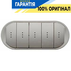 Панель з підсвічуванням для «5-клавішного» вимикача Legrand Celiane 68320, титан