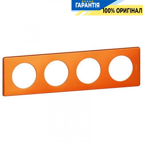 Рамка 4-я Legrand Celiane 68764, «Оранж пунктум»