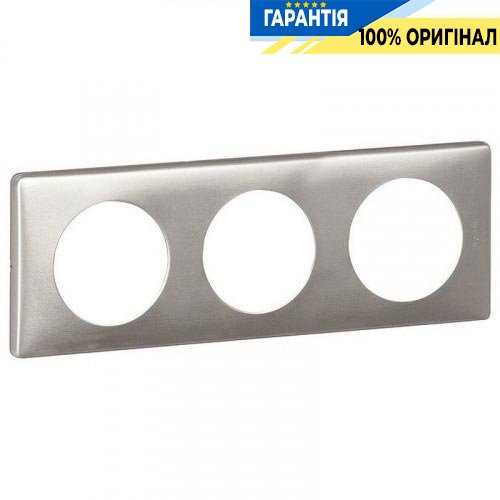 Рамка Legrand Celiane 3 місна титан 68903