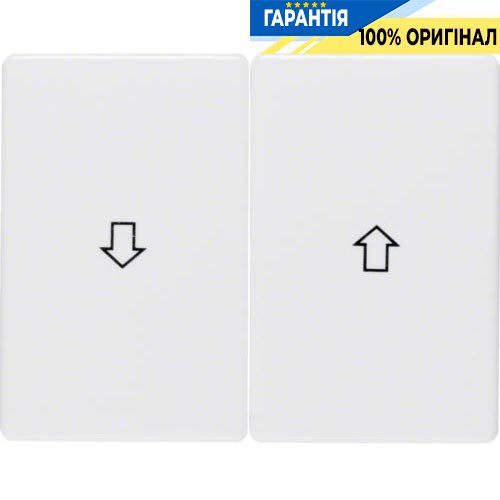 Клавіша 2-а зі знаком "Стрілка", полярно-біла, Berker ARSYS 14350169