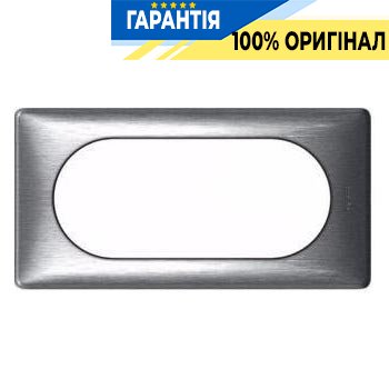 Рамка Legrand Celiane 4-5 мест алюминий 68925