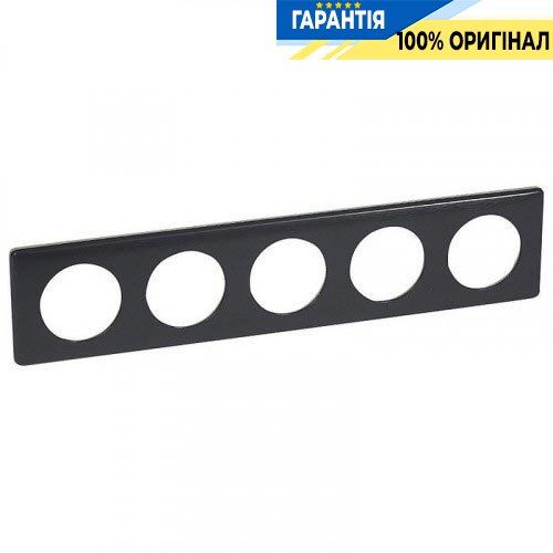 Рамка 5-я Legrand Celiane 68980, «Карбон»