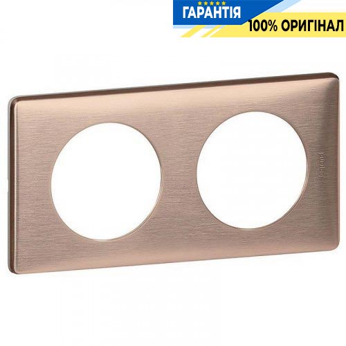 Рамка 2-я Legrand Celiane 68992, «Медь»