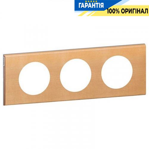 Рамка Legrand Celiane 69213 3 поста клен