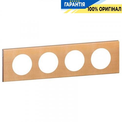Рамка Legrand Celiane 69214 4 поста клен