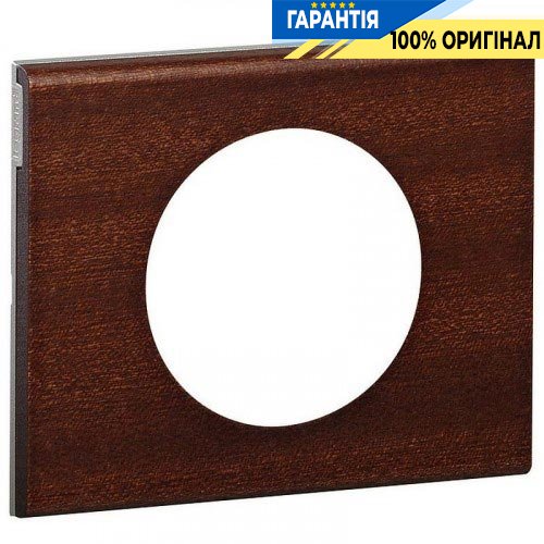 Рамка Legrand Celiane 69221, 1 пост горіх