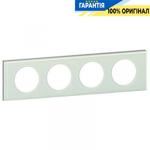 Рамка Legrand Celiane 69314 4 поста смальта белая глина